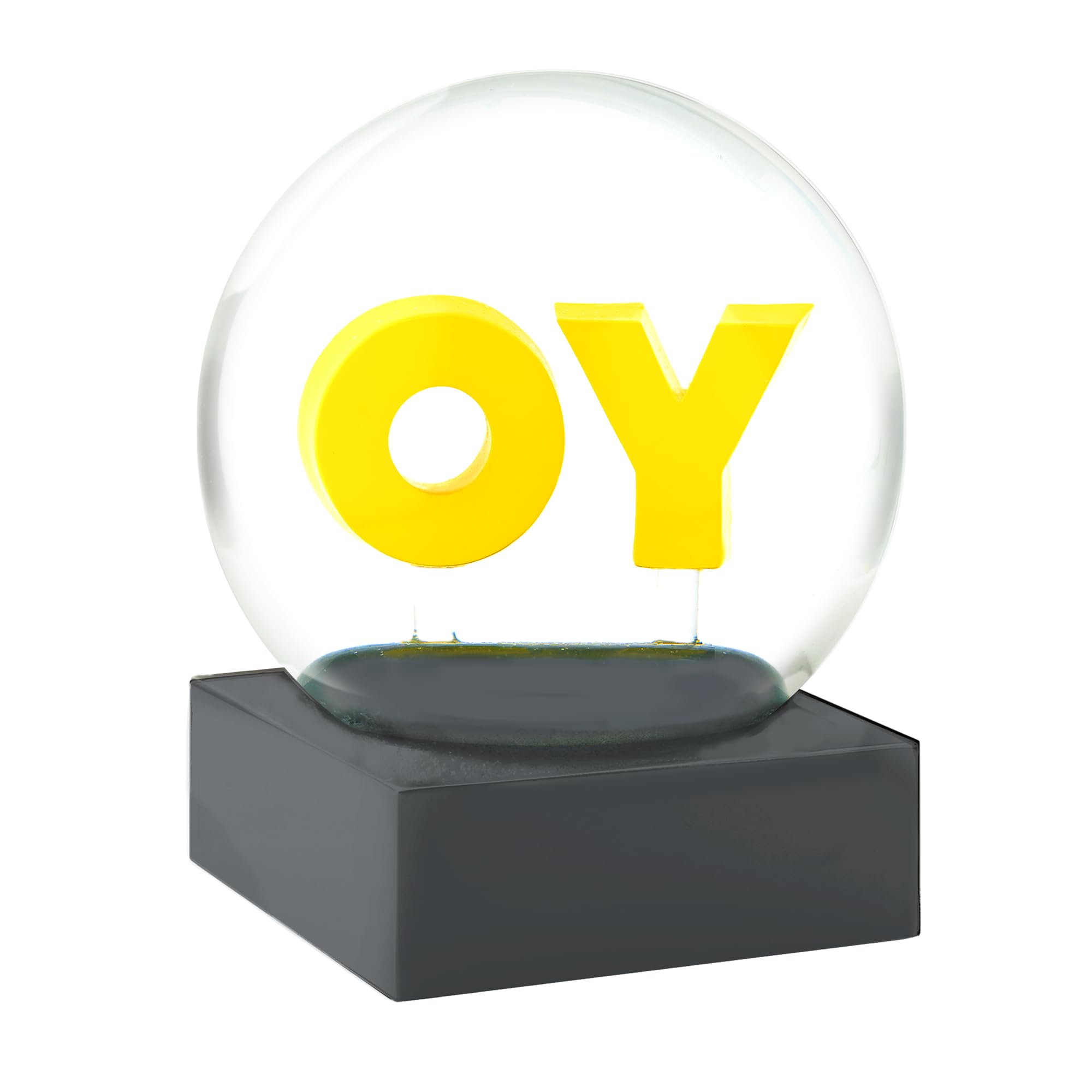 CoolSnowGlobes Bola de nieve OY YO objeto de diseño exclusivo para coleccionistas