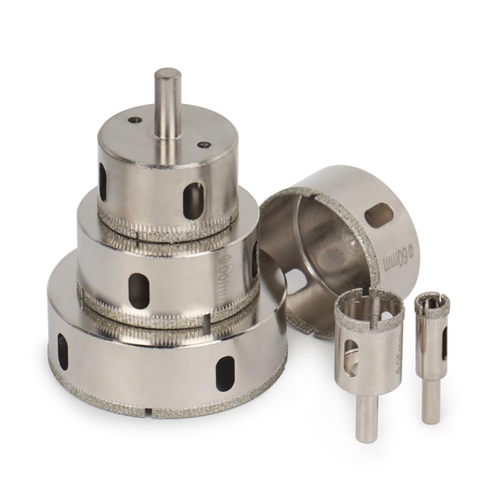 3-200mm 1 szt. Otwornica z chwytem okrągłym wiertło diamentowe z powłoką diamentową narzędzia murarskie do szkła otwieracz do marmuru płytka ceramiczna, 145mm