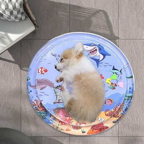 Tapis rafraîchissant d'eau pour chats Generico coussin interactif - 4