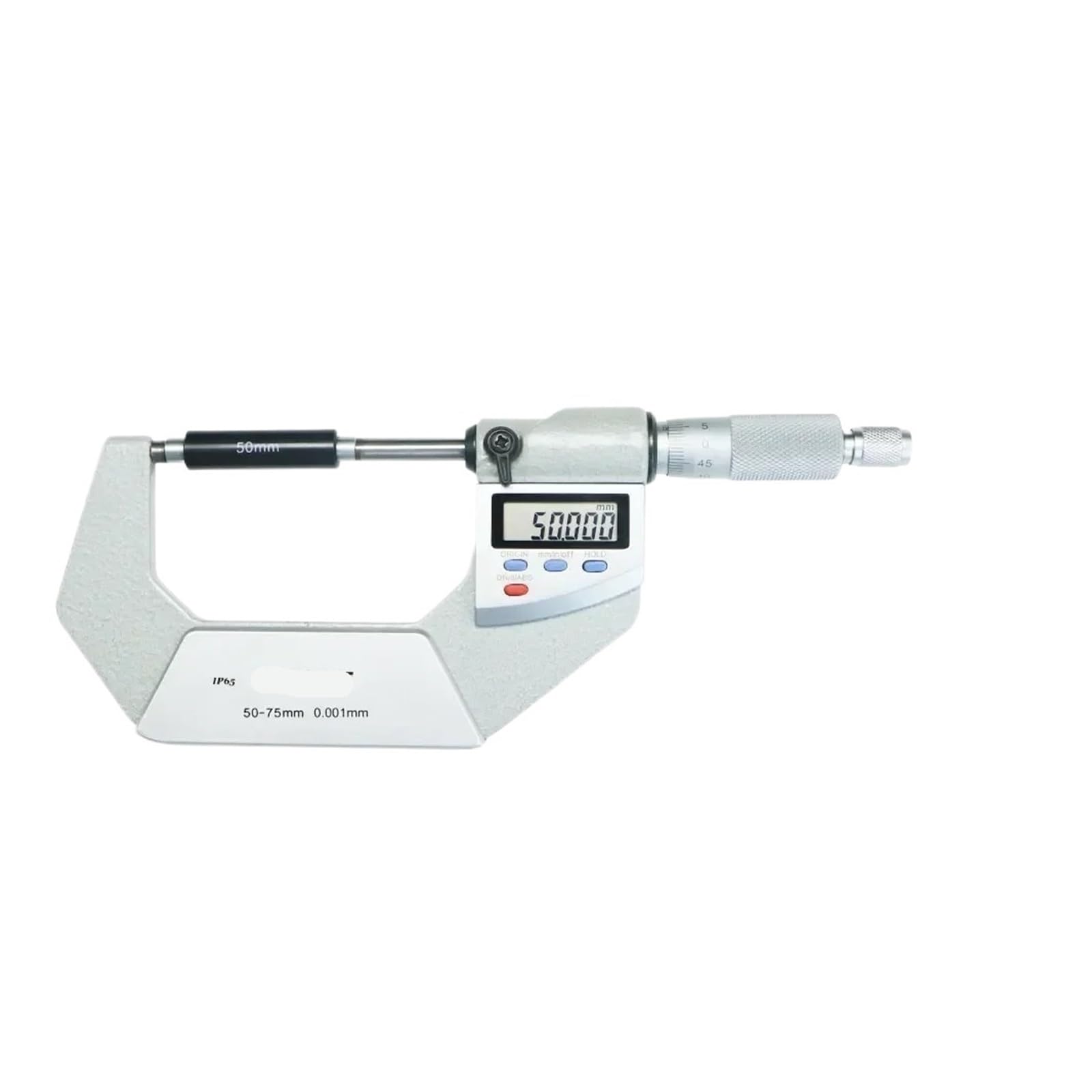 Zewnętrzny mikrometr cyfrowy IP65 0,001 mm, przyrząd pomiarowy 50 do 75 mm