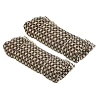 PATIKIL Billard Queue Reiniger, 2er Pack Pool Queue Schaft Reinigungstuch Snooker Schaft Polierer Reinigungswerkzeug Handtuch für Billard Queue Reinigung, Braun
