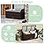 RELAX4LIFE Wicker Outdoor Storage Bench - 68 Gallon Rattan Deck Box w/Side Handles & Soft Cushion for Pillows, Garden Tools, Pool Accessories, Sports Equipment, Patio Bench with Storage for Porch