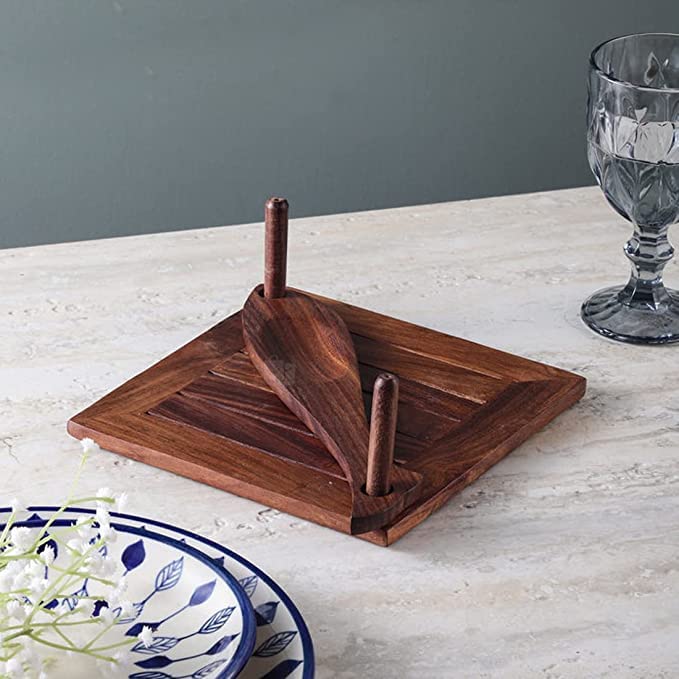 Buy Wooden Napkin and Toothpick Holder The Perfect Tabletop Companion