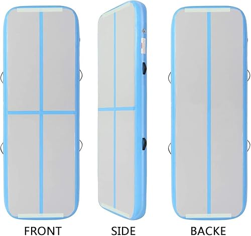 Miniatura 4 de Colchoneta inflable de gimnasia de aire, colchonetas de yoga, para animadoras, aterrizaje de Taekwondo para entrenamiento de Kungfu con bomba de