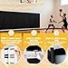 Gym Wall Paddings Basketball Court Wall Protection Pad, 2in Thick Foam Wall Mat Durable Protector for Wall, Mounted Basketball Hoops Garage Taekwondo, 72x20x4in