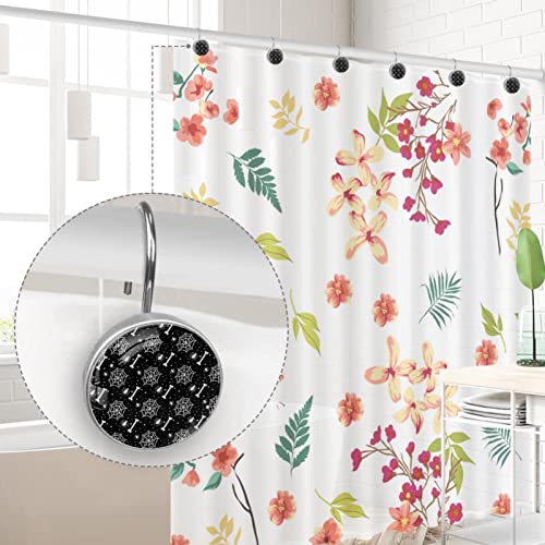 Crochets rideau de douche decoration originale originale en acier - 5