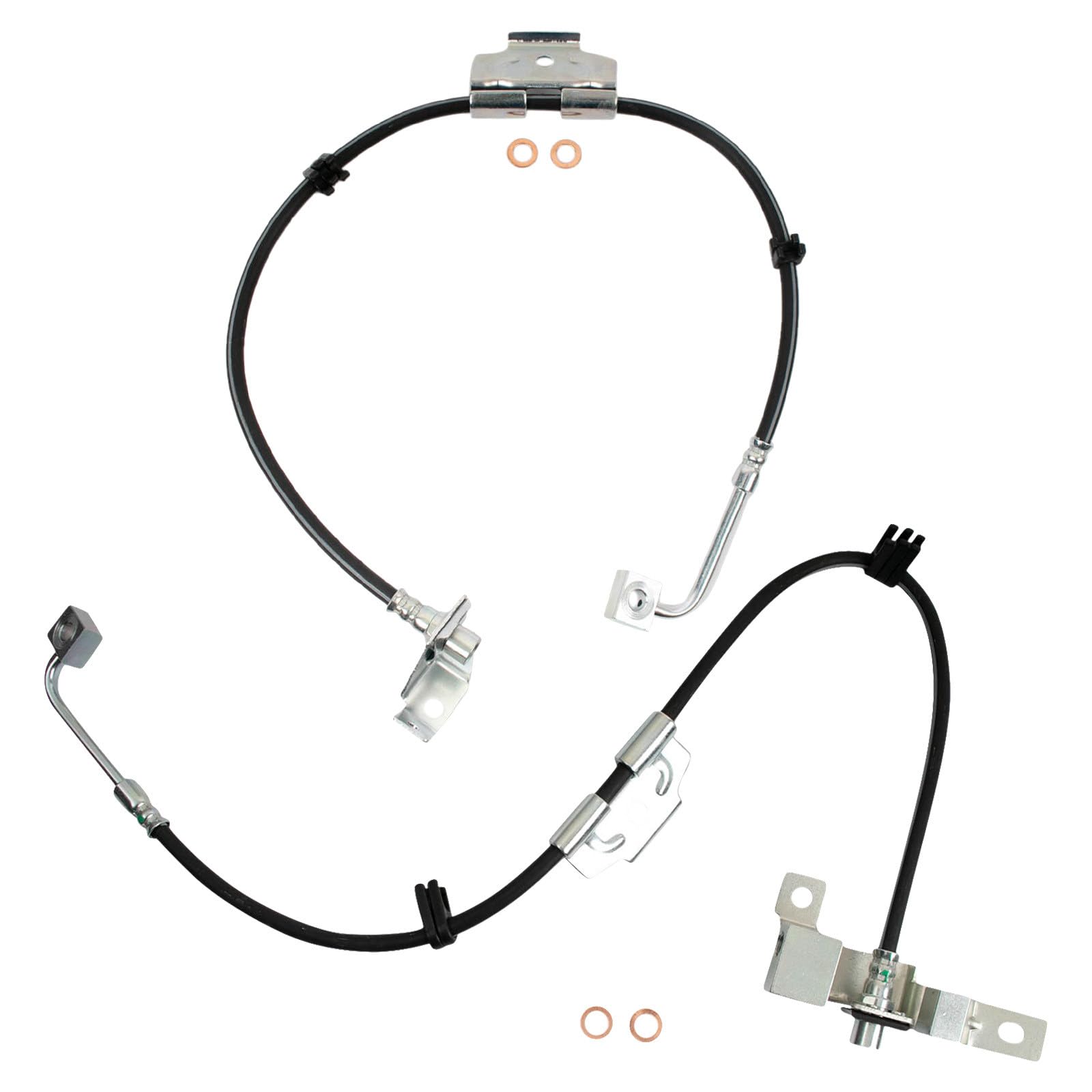 TRQ Front Brake Hose Set