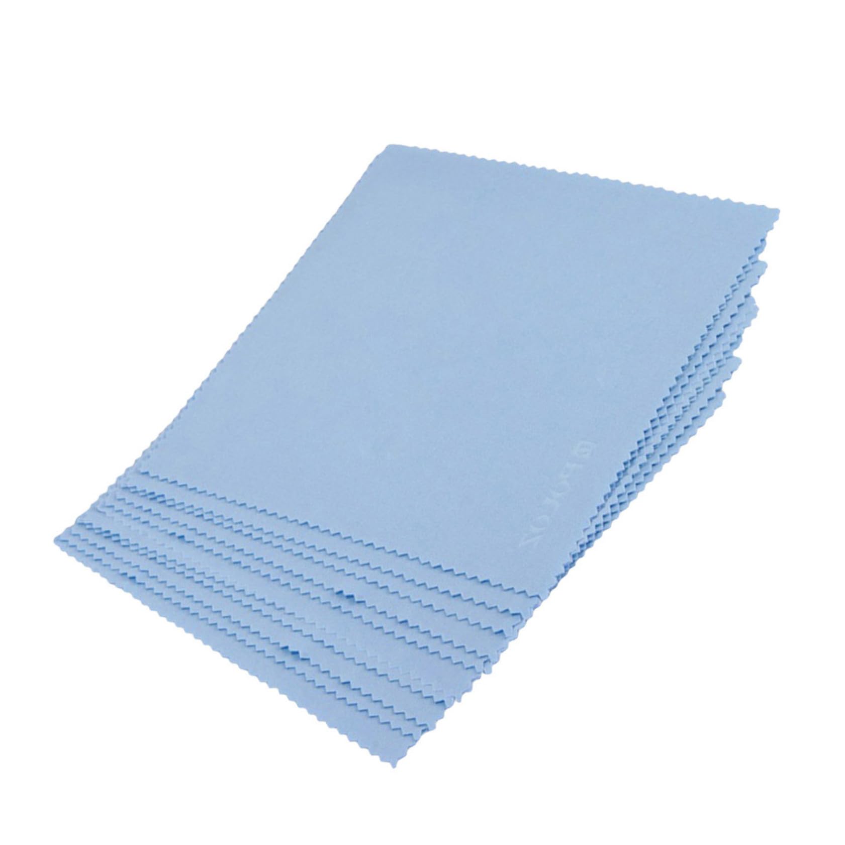 FOMIYES 500 Pièces Chiffons De Nettoyage Pour Écran Chiffon De Polissage De Bijoux Nettoyage Des Tablettes Chiffon De Nettoyage En Microfibre Pour Voiture Lunettes Chiffon Lingettes Blue