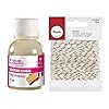 Youdoit Duftstoff für Kerzen 27 ml Lebkuchen-Duft + Weiß-Golden Schnur 15 m