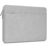 MOSISO Laptop Sleeve Bag Compatible with 13-13.3 inch MacBook Pro, MacBook Air, Notebook Computer, Spill Resistant Polyester Horizontal Protective Carrying Case Cover, Gray