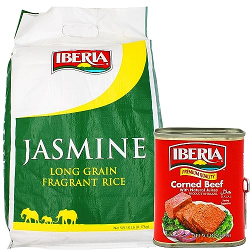 Iberia Corned Beef, 12 oz + Iberia Jasmine Long Grain Fragrant Rice, 18 Pounds image 2