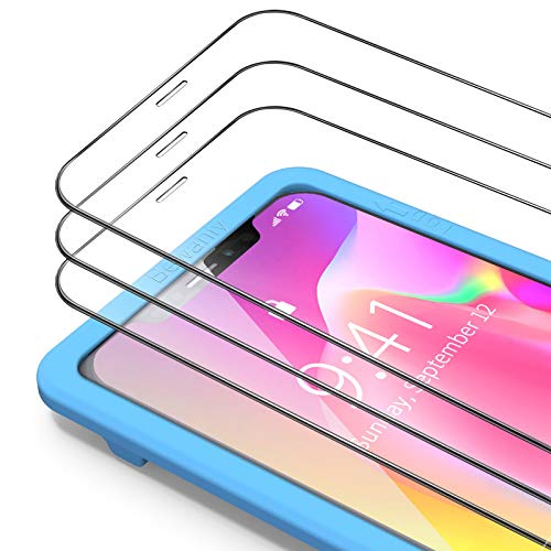 Bewahly iPhone X/XS / 11 Pro Screenprotector Glas [3 Stuks], Ultradun Tempered Glass Screen Protector 9H Gehard Glas Beschermfolie voor iPhone X/XS / 11 Pro - Transparant