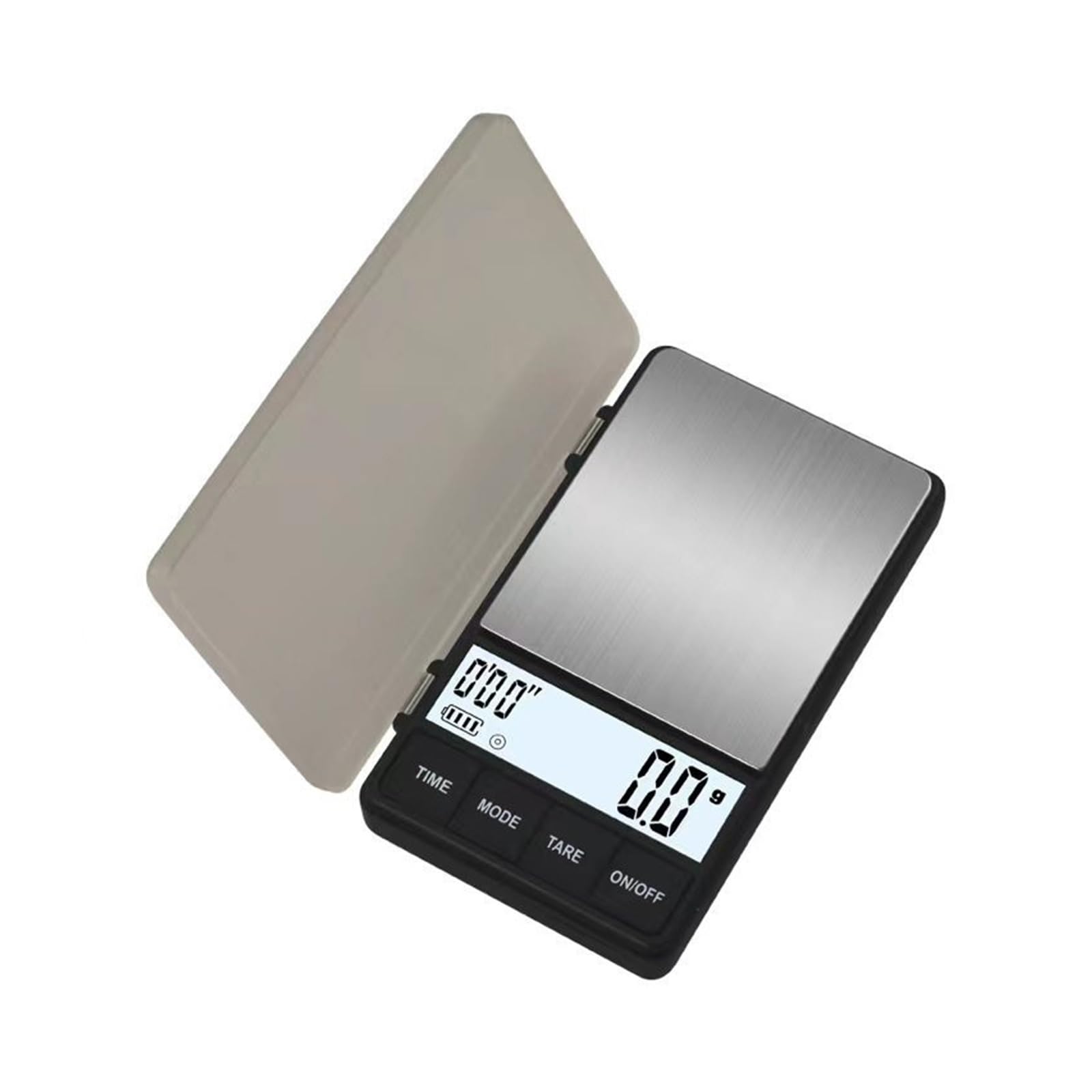 1000g/0.1g Mini waga do kawy ze stali nierdzewnej Elektroniczna waga z funkcją timera Kuchenna przenośna waga LCD cyfrowa do espresso(