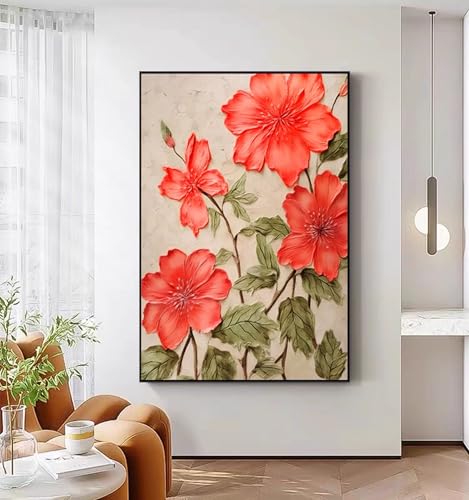Peinture à l'huile sur toile de camélia pour habiller vos murs vides