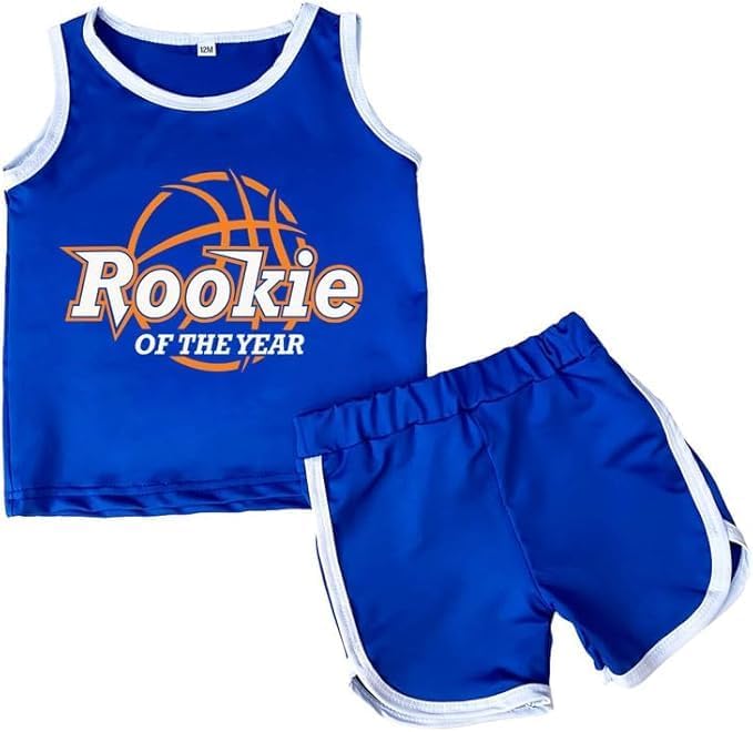 Rookie of The Year First Birthday Baby Boy Custom Jersey for One Year Old Outfit