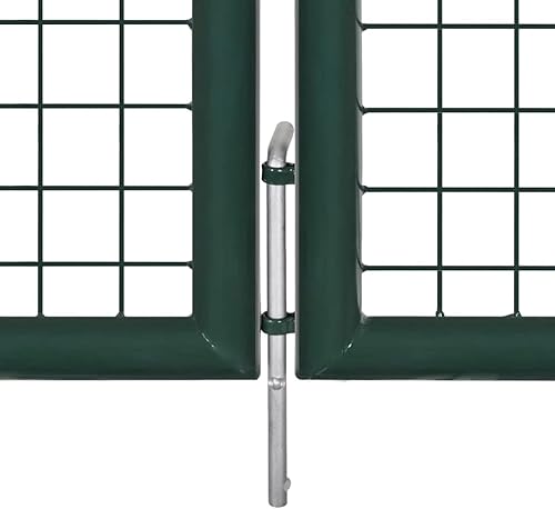 Miniatura 5 de Puerta moderna de la cerca del jardín,Barrera del jardín,Con sistema de bloqueo,Con llave,Para el jardín,Patio,Terraza,Puerta de la cerca de acero