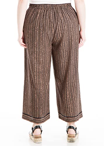 Max Studio Women's Plus Size Wide Leg Pant with Pockets3