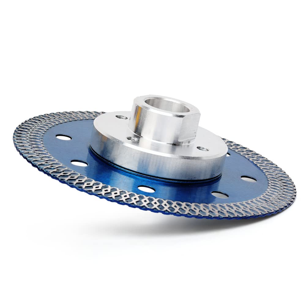 ZERICHIVE 4" Super Thin Diamond Tile Blade with Flange for Cutting Porcelain Tile Stone