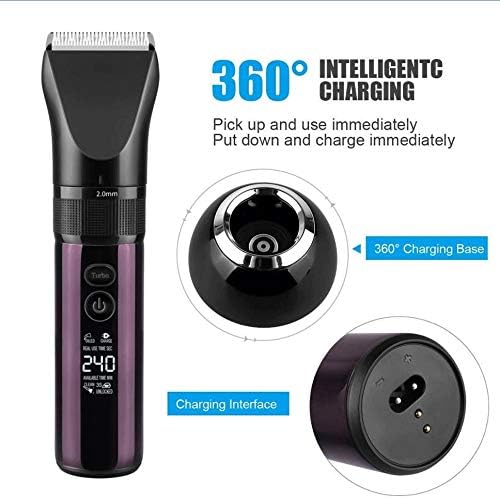 Electric Hair Trimmer Clipper Men Professional Digital Beard Trimer Body Clippers Adult Cordless Cutting Machine