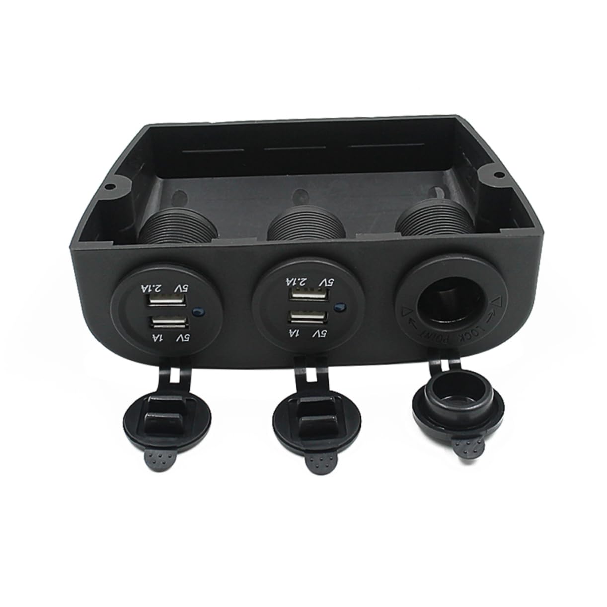 OSALADI Chargeur Allume-Cigare Ports USB pour Voiture Prise Allume-Cigare avec Ports USB Adaptateur Secteur pour Voiture SUV Bateau