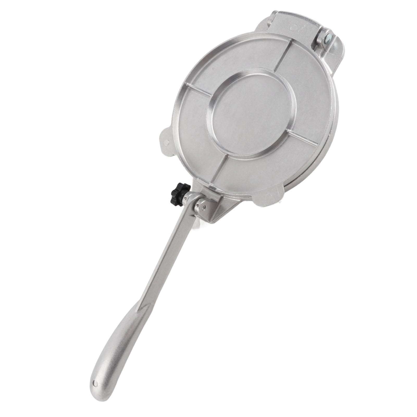 Aluminum Alloy Tortilla Press, Manual Tortilla Maker, Dough Press,Flour Tortilla Press, Rotis Press, Tortillera Pataconera for Pizza Pie Patty Making (16cm Silver)