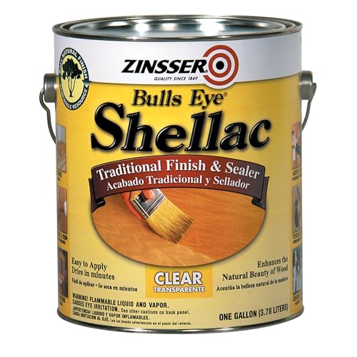 Zinsser 301 Bulls Eye Shellac Traditional Finish & Sealer Gallon Clear