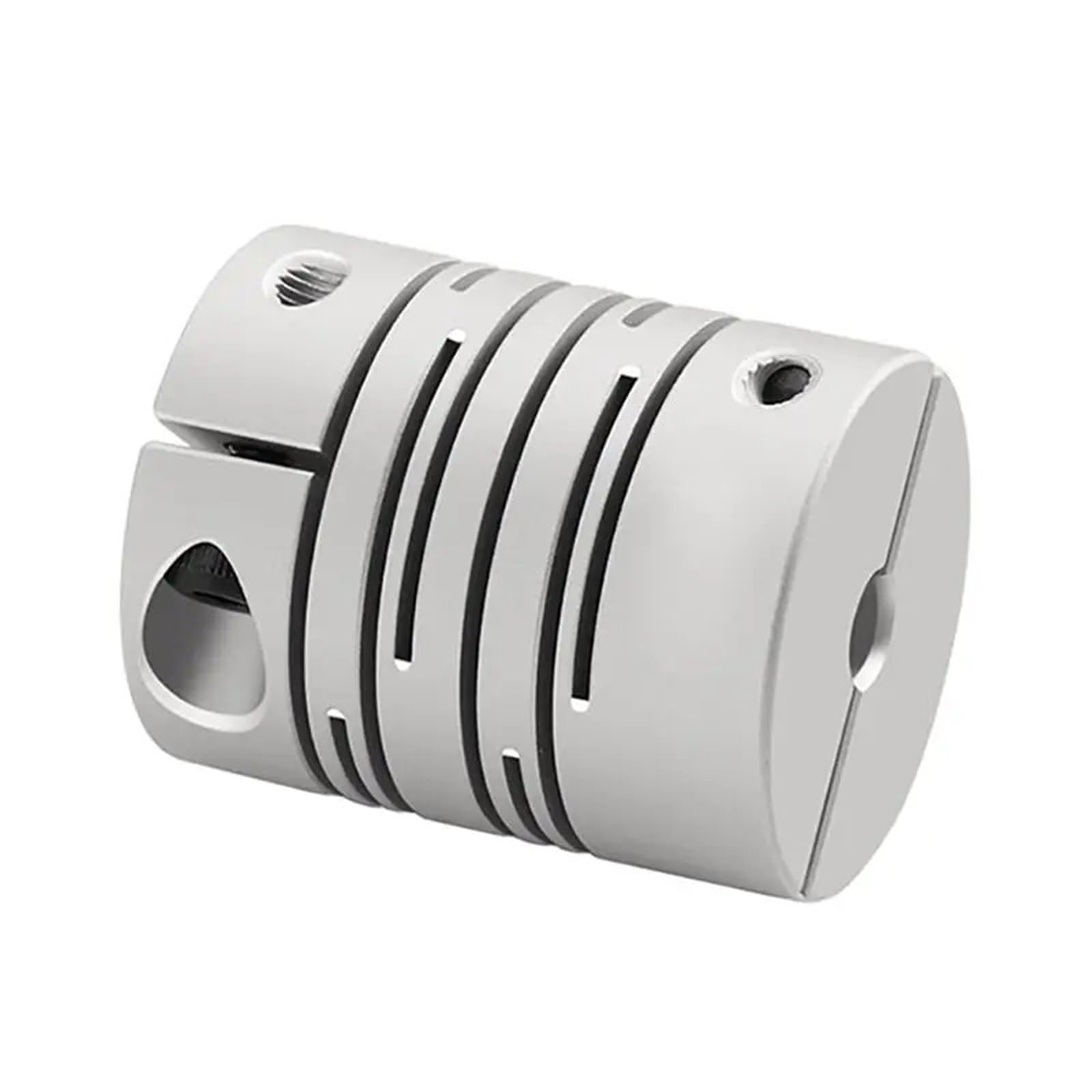 Acoplamiento de línea paralela de aleación de aluminio CIC D40L56 10/11/12/12,7/14/15/16/20 mm con ranura de sujeción elástica, 1 unidad(5mm to 6mm)