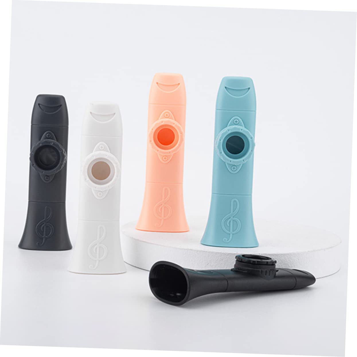 Abaodam 4 Pz Kazoo Giocattoli Musicali Strumento Fischio Strumento Musicale Divertente Strumento Musicale Da Prestazione Per Principianti Plastica Rosa