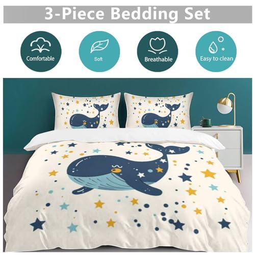 Housse de couette zippée en microfibre résistante style maison de campagne - 6