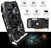 Tarjeta gráfica AISURIX RX 5500 8GB GDDR6, 128 Bit, 3XDP, HDMI, PCI Express 4.0X8, 8 pines con sistema inteligente de ventilador, tarjetas de video para PC gaming con 3X DisplayPort +1X HDMI (5500) 6
