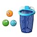 Produktbild TOYMYTOY Badewannen Basketball mit Saugnapf Net und 3 Bälle Kinder Badespielzeug Bad Spielzeug Aufbewahrung