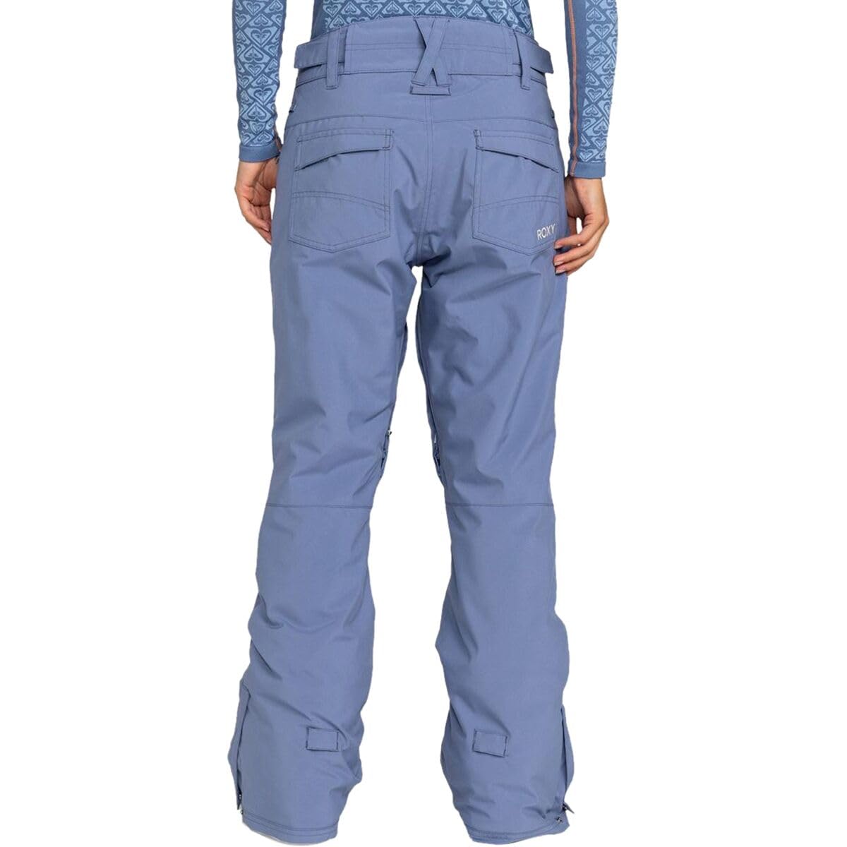 Roxy - Womens Backyard Snow Pants, Color Wild Wind, Size: Small