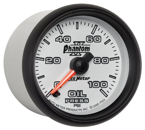 Image of Auto Meter 7553 Phantom II Electric Oil Pressure Gauge