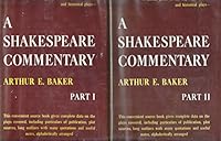 A Shakespeare Commentary in Two Parts B011JE3HJG Book Cover