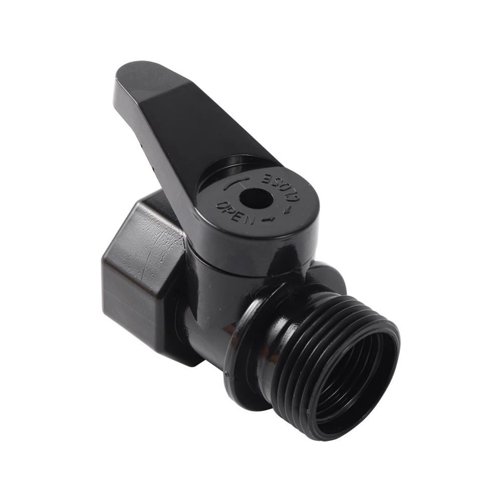 Vanne de commande eau goutte à goutte raccord plastique 1/2 mâle pour tuyau 8mm agricole