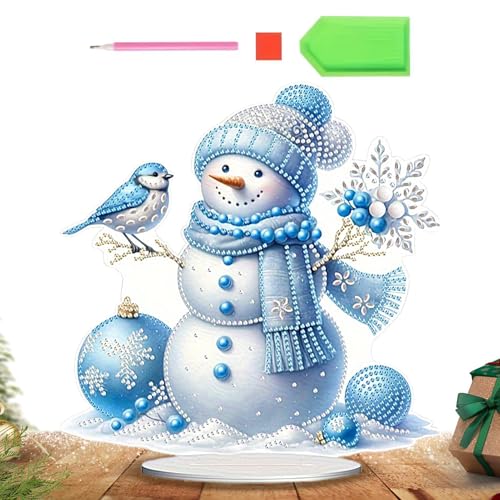 Ornement de placement de bureau en strass Teksome pour décoration de Noël