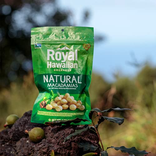 Royal Hawaiian Orchards Macadamia Nuts, Natural, 4 Oz (Pack Of 6) #TOP6