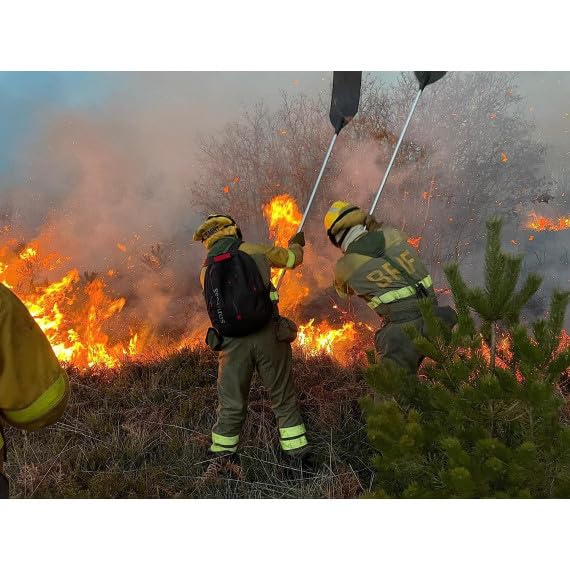 Pack de batefuegos forestal telescópico, mochila extintor forestal y retardante de incendios forestales MAK5