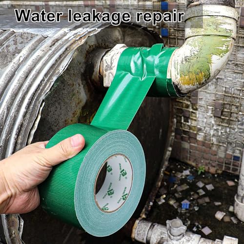 Image of BOMEI PACK Duct Tape Green Industrial Grade 2.36 inches (60mm) x 60 Yards (179 ft), 9 Mil Heavy-Duty, Waterproof, UV Resistant for Crafts & Home Improvement