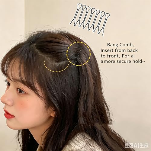 10 Peines Clips para Cabello Invisible U-Shaped para Mujer miniatura 3