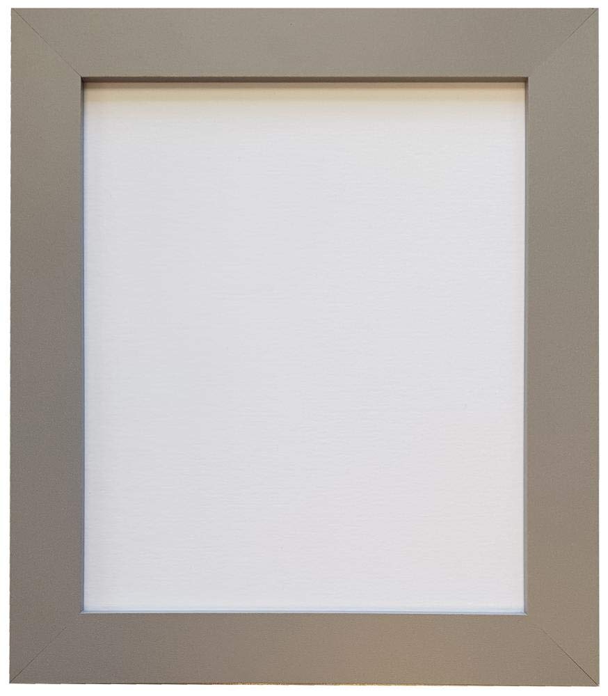 FRAMES BY POST Metro Light Grey Picture Photo Frame Plastic Glass 40cm x 30cm