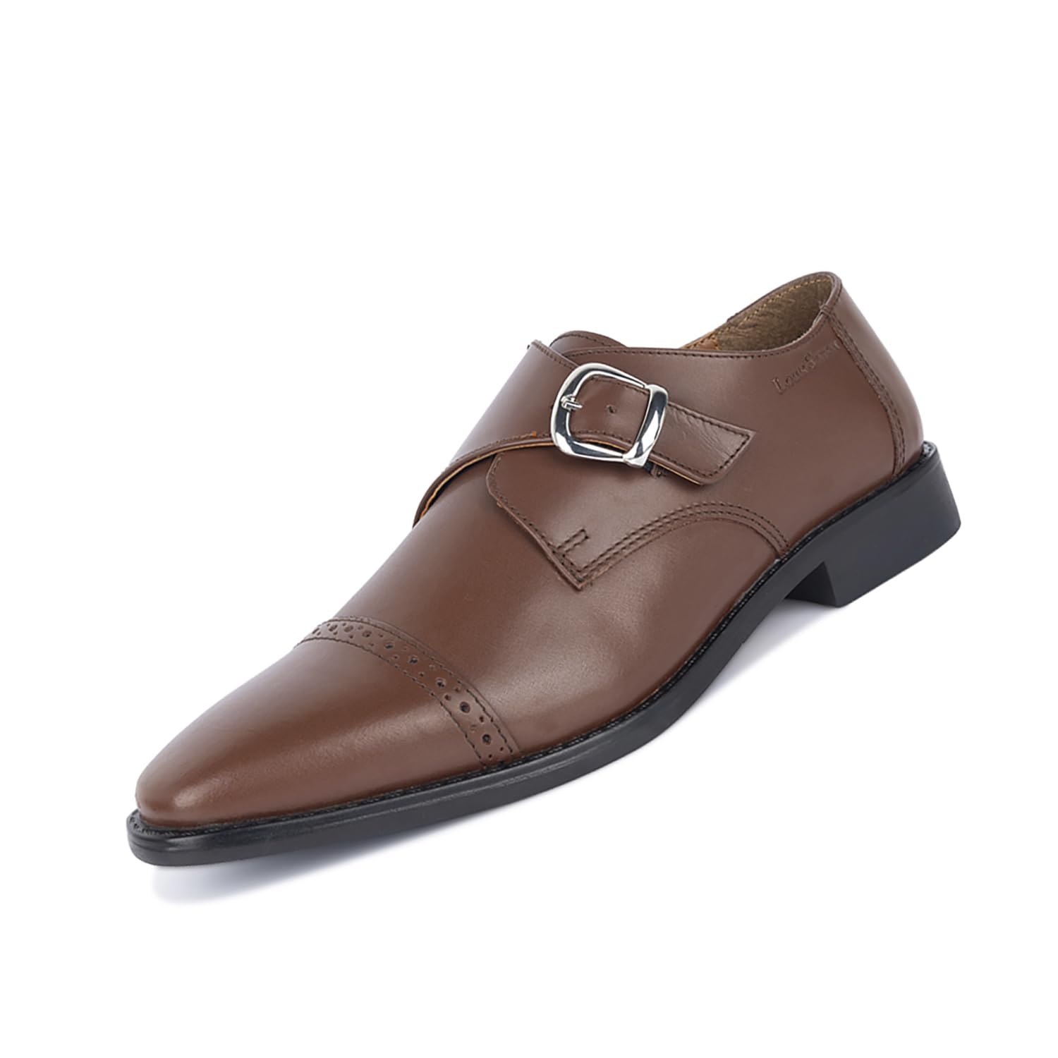 louis stitch Men's Formal Shoes | Italian Leather Monk Strap | Stylish Lace-Up for Business, Formal, Perfect Men's Shoes for Office, Weddings & Events (RXSMTN)-picture-29