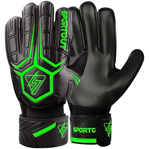 Sportout Goalkeeper Gloves with Finger Protection Cover