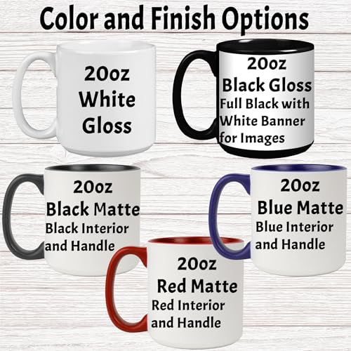 Taza de Cerámica Personalizable Jumbo 20 oz miniatura 6