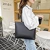 flintronic Sac a Main Femme, Sac Cabas Femme Grande Capacité, Fourre-Tout Cuir PU Souple, Shopper Porté Epaule Bandoulière pour le Travail, Voyages, Shopping, L'école(38x30x10.5cm) #5