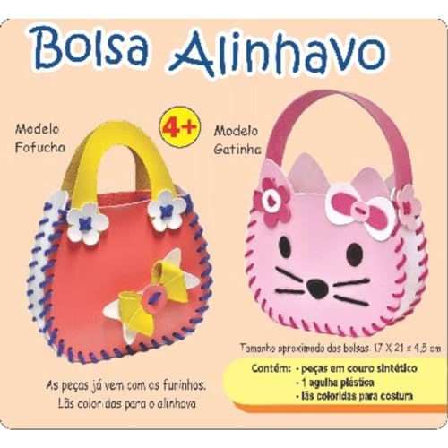Kit Alinhavo Bolsa Fofucha Kits for Kids