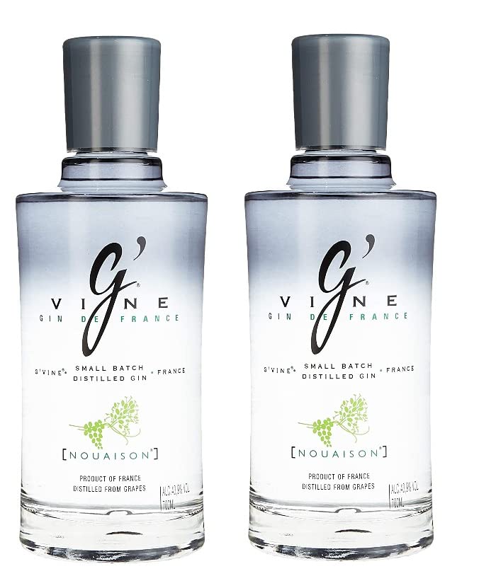 2 Flaschen G'Vine Nouaison Gin (1 x 0.7 l) 43,9% Vol. Ugni Blanc