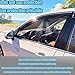 Window Deflectors for Jeep Cherokee MK5-KL 2014-2023-2024,Premium Smoked Tint Rain Guards Tape-On Side Rain Guards Weatherproof Window Visors