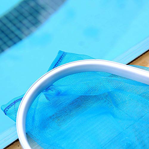 Folhas Skimmer Rake Net Profissional Malha Fina Piscina Skimmer Bag Catcher Aquarium Cleaning Tool