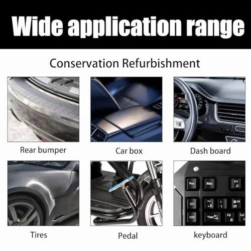 Image of Crystal Coating Plastic Restorer for Dashboard, Trim, Interior & Exterior - Multipurpose Polish & Cleaner for Car, Bike, Home Plastic Surfaces